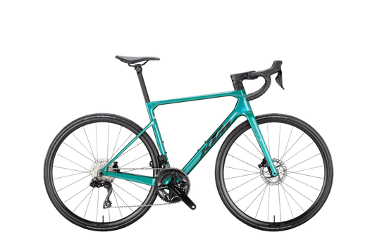 Vélo de Route KTM Revelator Alto Elite Carbone Gamme 2026 Noir jungle métallisé argent