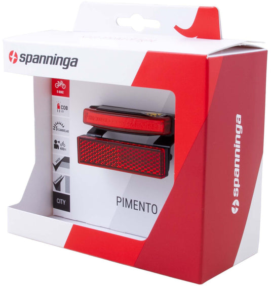 Lumière arrière LED Spanninga fixation porte bagage 6-36 Volts