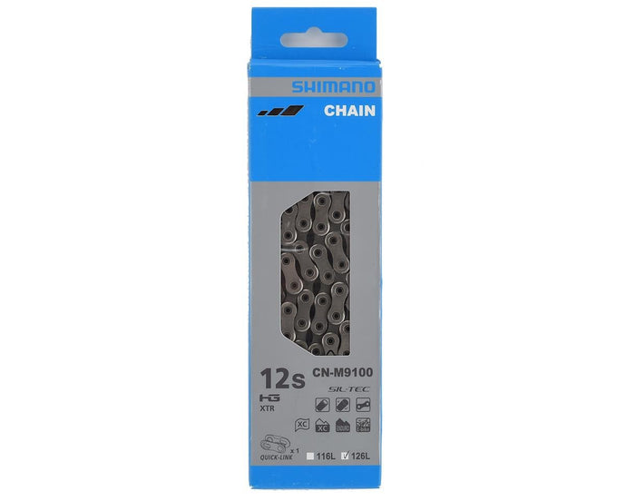 Chaîne Shimano 12 vitesses CN-M9100 XTR 126 maillons