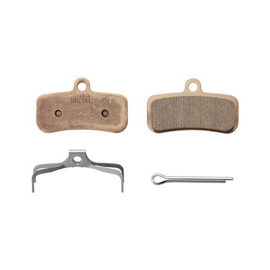 Plaquettes de Frein Shimano D02S-MX Métal avec ressort et Goupille