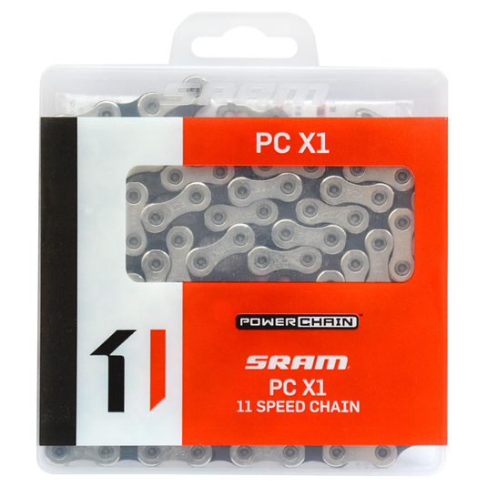 Chaîne Sram 11 vitesses PCX1 SolidPin 118 maillons avec Power-Lock