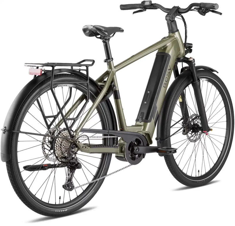 Chargez l'image dans la visionneuse de la galerie, VAE BESV TR 1.1 LS SO Step Kaki Métallique 720 Wh Moteur Shimano
