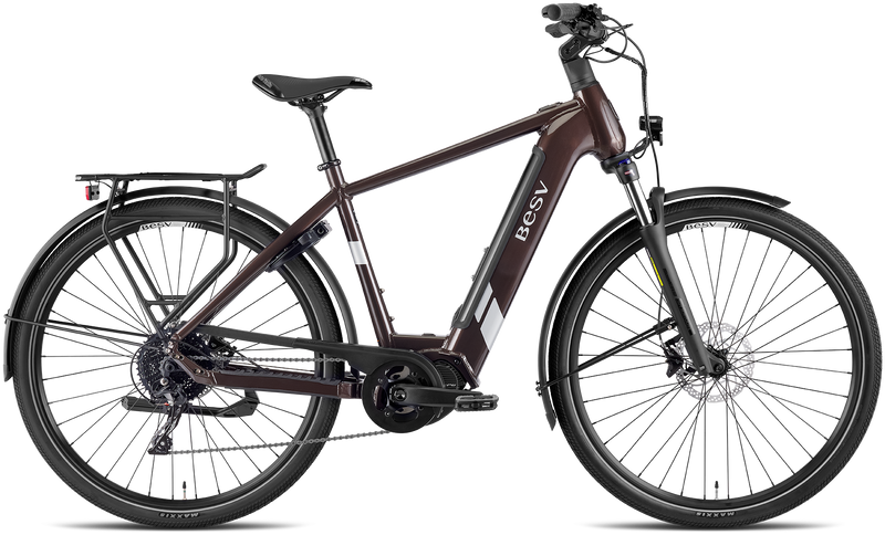 Chargez l'image dans la visionneuse de la galerie, VAE BESV TR 1.3 LTD SO Step Umbra Métallique 630 Wh Moteur Shimano
