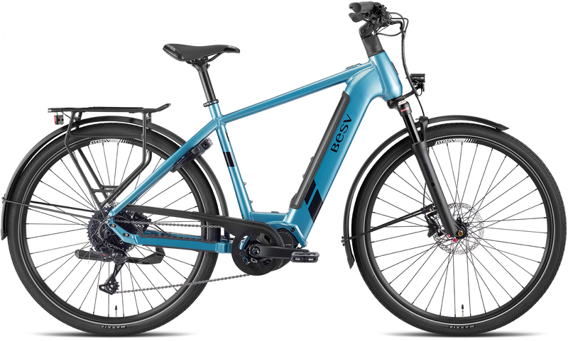 Chargez l'image dans la visionneuse de la galerie, VAE BESV TR 1.2 MY23 SO Step Bleue Métallique 630 Wh Moteur Shimano

