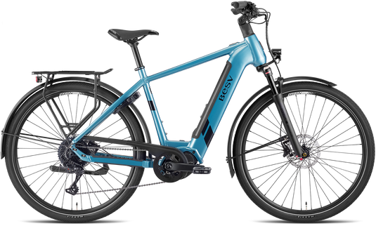 VAE BESV TR 1.2 MY23 SO Step Bleue Métallique 630 Wh Moteur Shimano