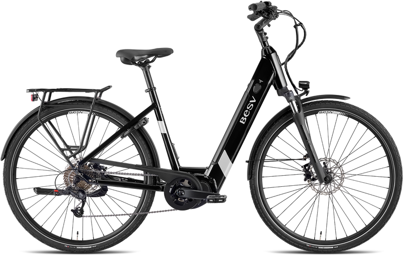 Chargez l'image dans la visionneuse de la galerie, VAE BESV TR 2.1 LS Step Noire 504 Wh Moteur Shimano
