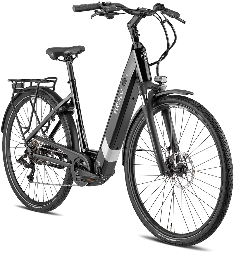 Chargez l'image dans la visionneuse de la galerie, VAE BESV TR 2.1 LS Step Noire 504 Wh Moteur Shimano

