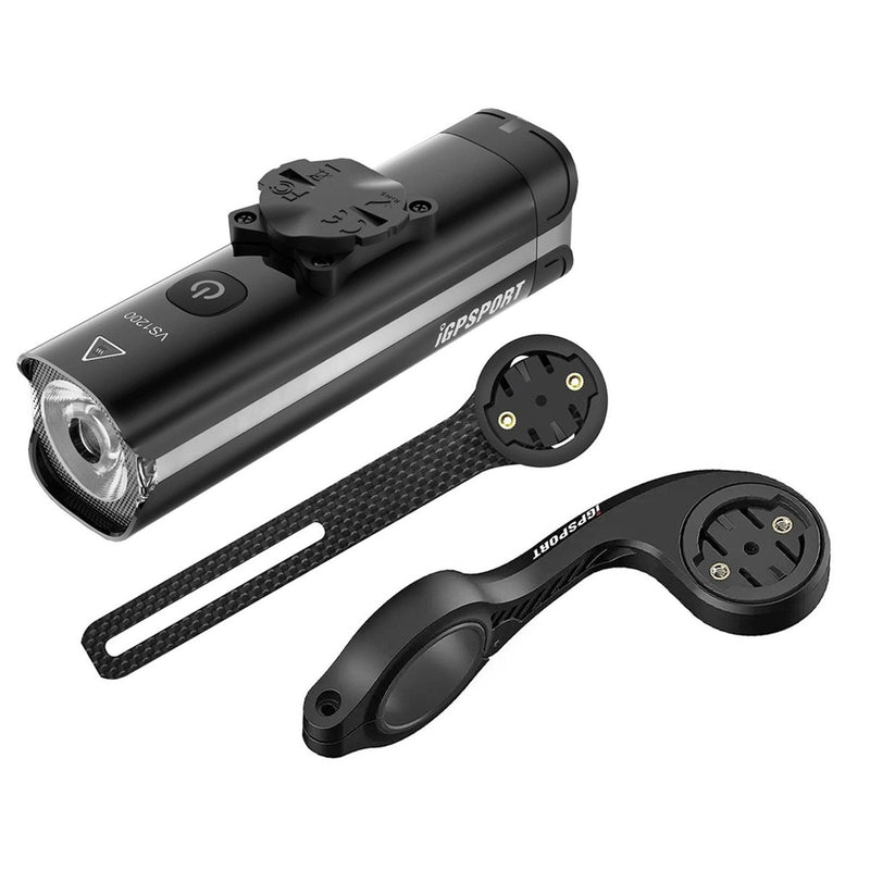 Chargez l&#39;image dans la visionneuse de la galerie, Éclairage Vélo avant IGPSPORT VS1200 Lumens Alu LED Longue Portée
