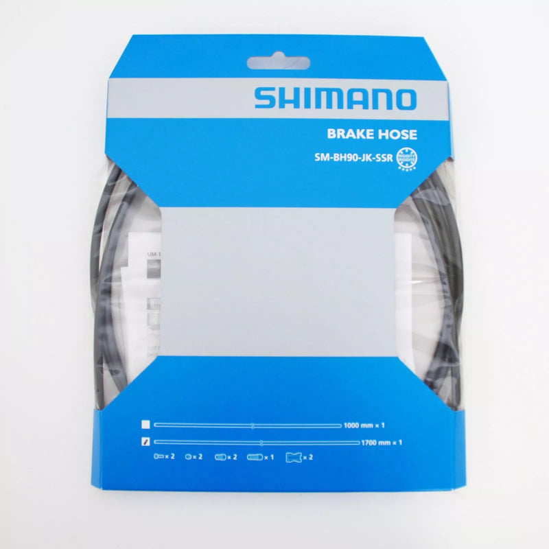 Chargez l'image dans la visionneuse de la galerie, Durite de frein hydraulique Shimano SM-BH90-JK-SSR 1700 mm Noire
