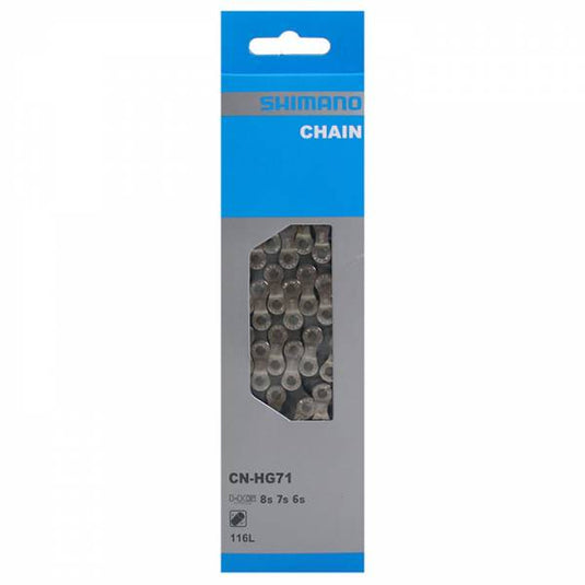 Chaîne Shimano 6/7/8 Vitesses CN-HG71 116 Maillons